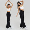 High-waisted trailing sports pants quick-drying wide-legged pants pink casual straight pants women outside thick yoga pants