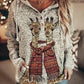 Wolf Hoodie Women Fashion Oversized Hoodies Vintage Sweats Girls Coat Women Sweatshirt Coat Hooded Pullover Owl Tracksuit Autumn