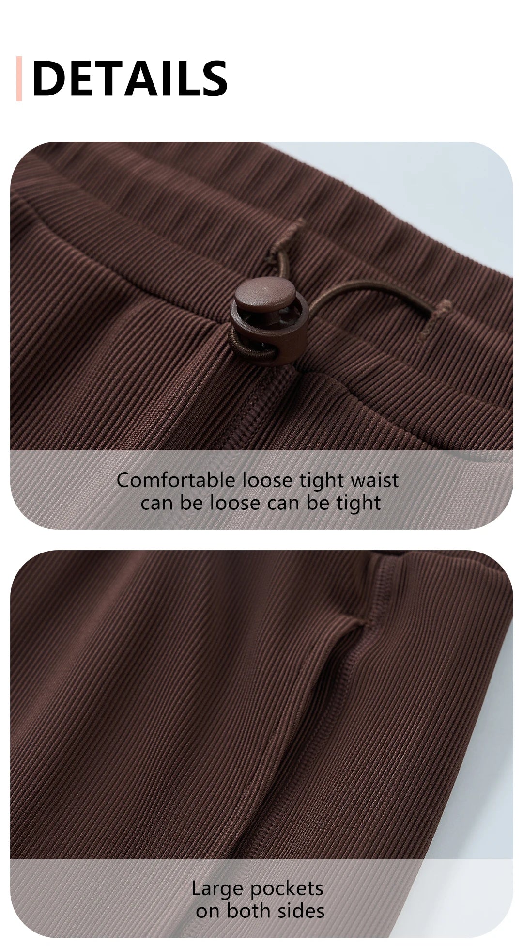 High-waisted trailing sports pants quick-drying wide-legged pants pink casual straight pants women outside thick yoga pants